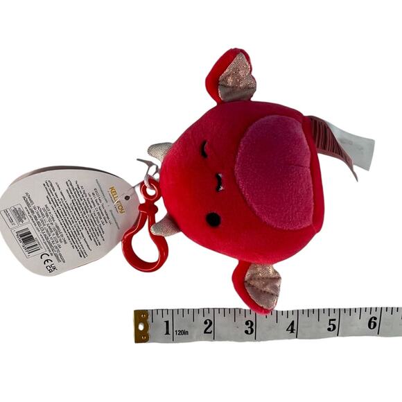 Squishmallow Karlie the Red Devil Halloween Plush Stuffed Animal with Clip - Picture 13 of 14